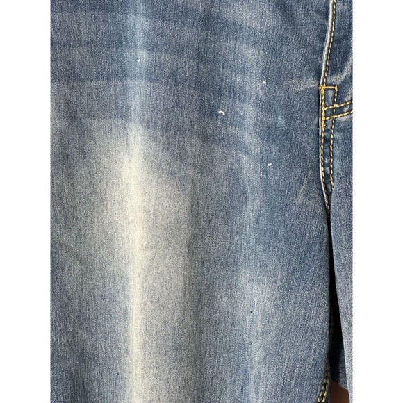 Cato Premium Jeans Women's 18 Medium Wash High Rise Tapered Leg Whiskering - Picture 3 of 8